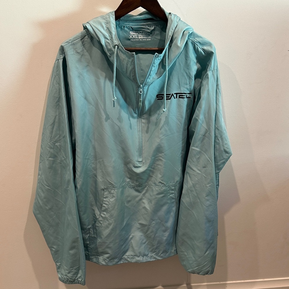 Seatec  Light Blue Windbreaker Jacket